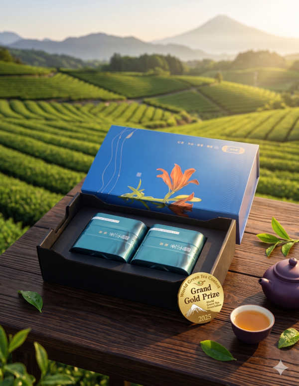 2025日本世界綠茶大賽獲最高金賞【蘭桂-花香烏龍手採春茶】禮盒限量販售